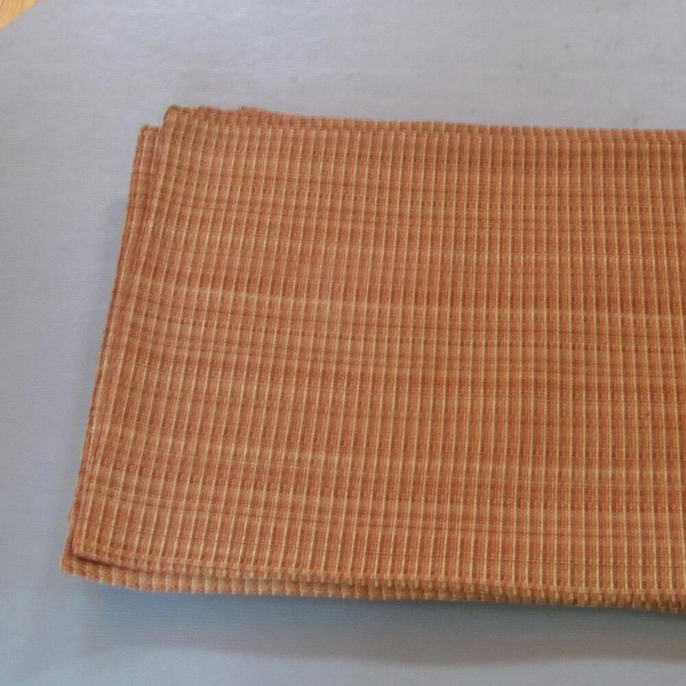 PIER 1 IMPORTS SET OF 4 MINI HARVEST CHECK COTTON WOVEN FABRIC LINED PLACE MATS